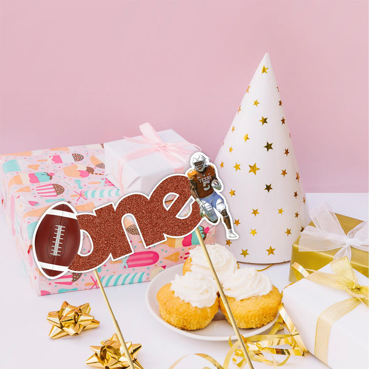 American Football One Cake Topper