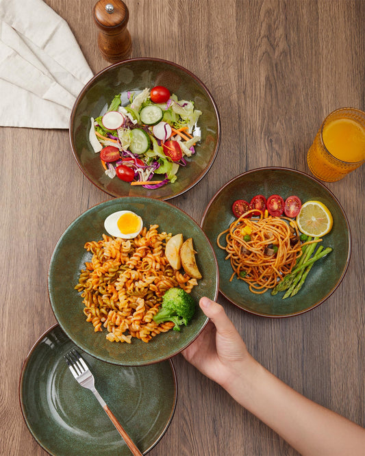 Stoneware Dinnerware Sets for 4