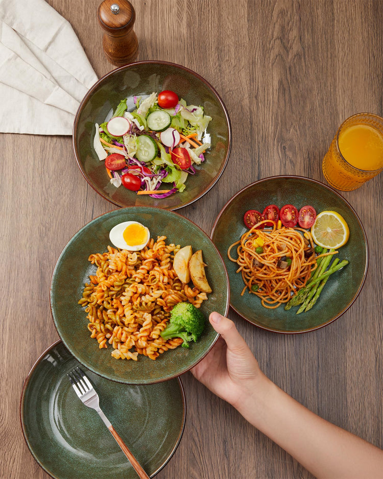 Stoneware Dinnerware Sets for 4