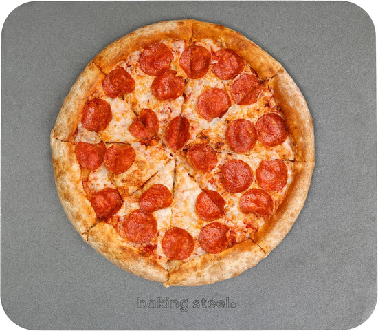 Baking Steel - The Original Ultra Conductive Pizza Stone (14"x16"x1/4") - The Original Baking Steel for Pizza & Bread for Indoor & Outdoor Use - Pre-Seasoned, Naturally Non-Stick Surface & Crack-Proof - Nestoria