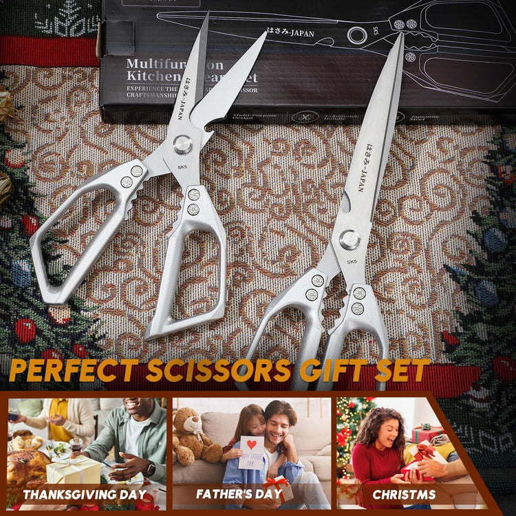 Heavy Duty Kitchen Shears (2 Count)
