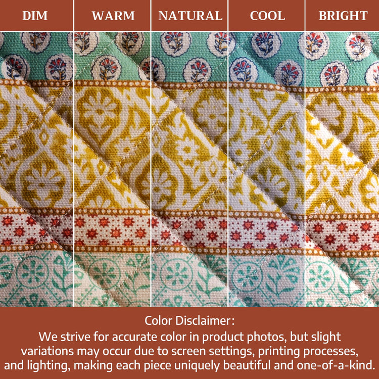 100% Cotton Oven Mitt & Pot Holder Set