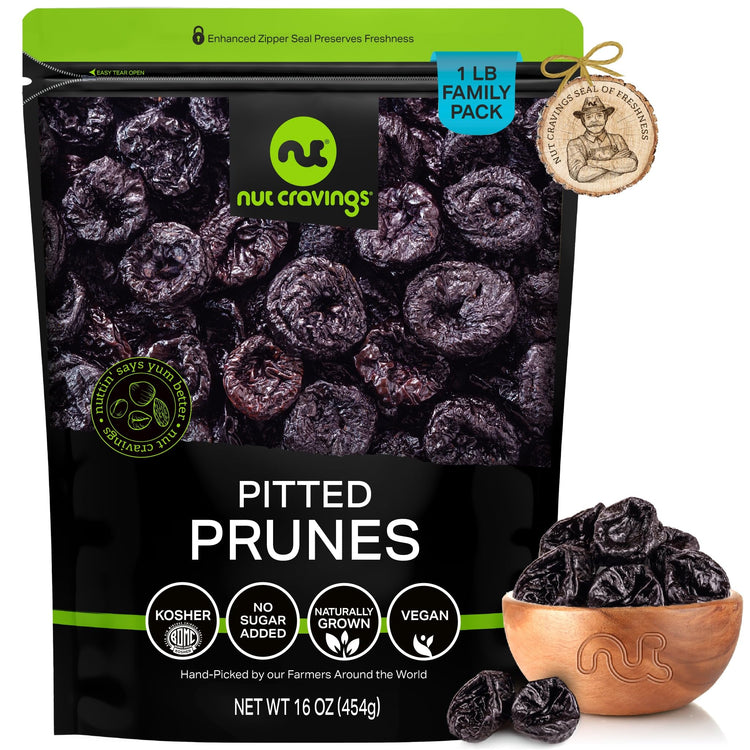 Dried Prunes Pitted Unsweetened (16 Ounce)