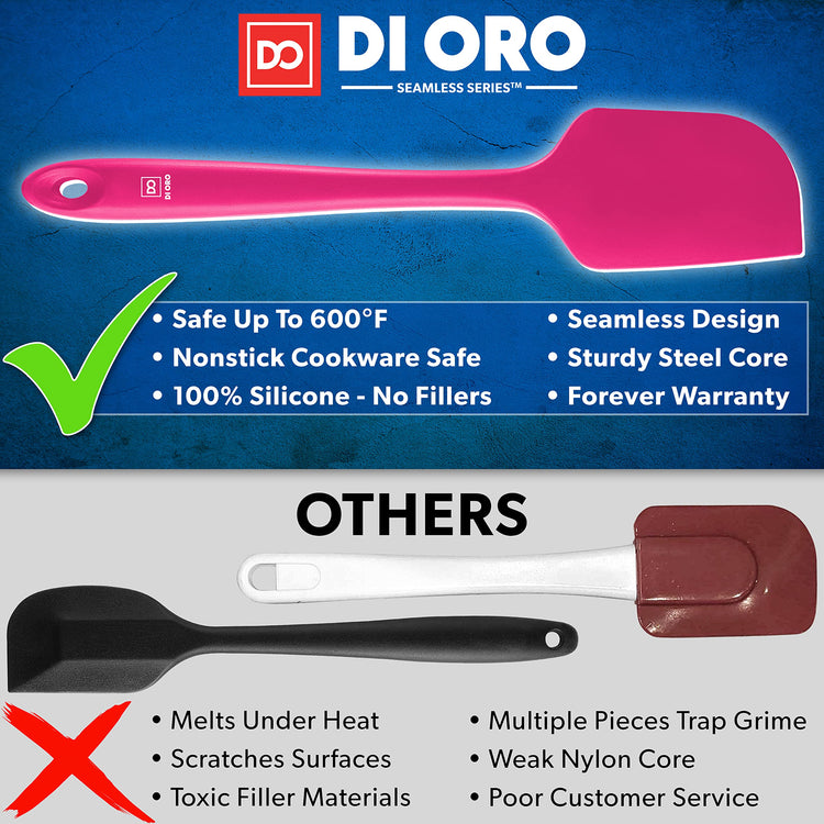DI ORO Silicone Spatula Set (3 Count)