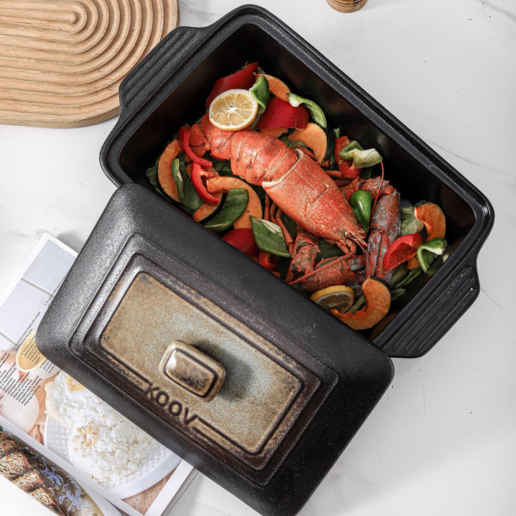 Ceramic Casserole Dish with Lid