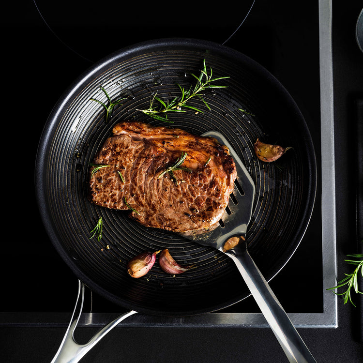 Clad Stainless Steel Frying Pans (2 Count)