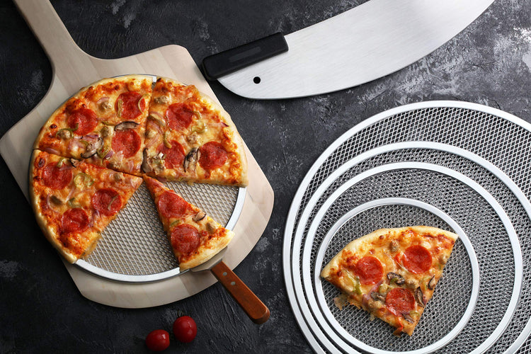 Restaurant Grade Seamless Aluminum Pizza Baking Screen