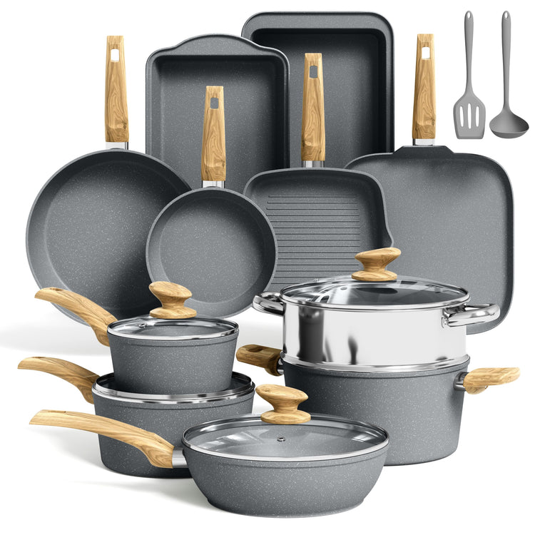 Granite Pots and Pans Set Non Stick