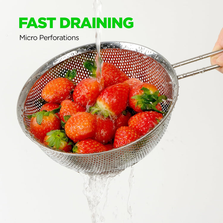 Stainless Steel Colander Set of 3