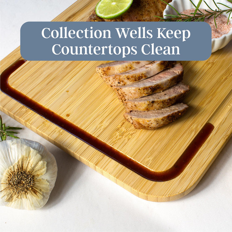 3 Piece Bamboo Cutting Board Set (3 Count)