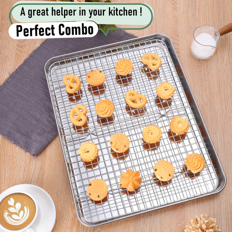 Baking Sheet with Wire Rack Set (2 Count)