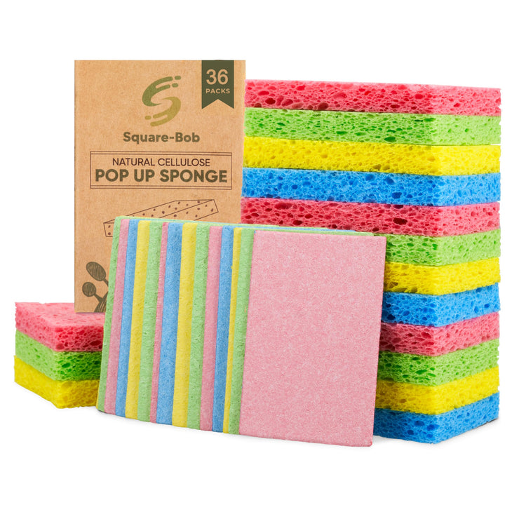 Compressed Non Scratch Kitchen Sponges (36 Count)