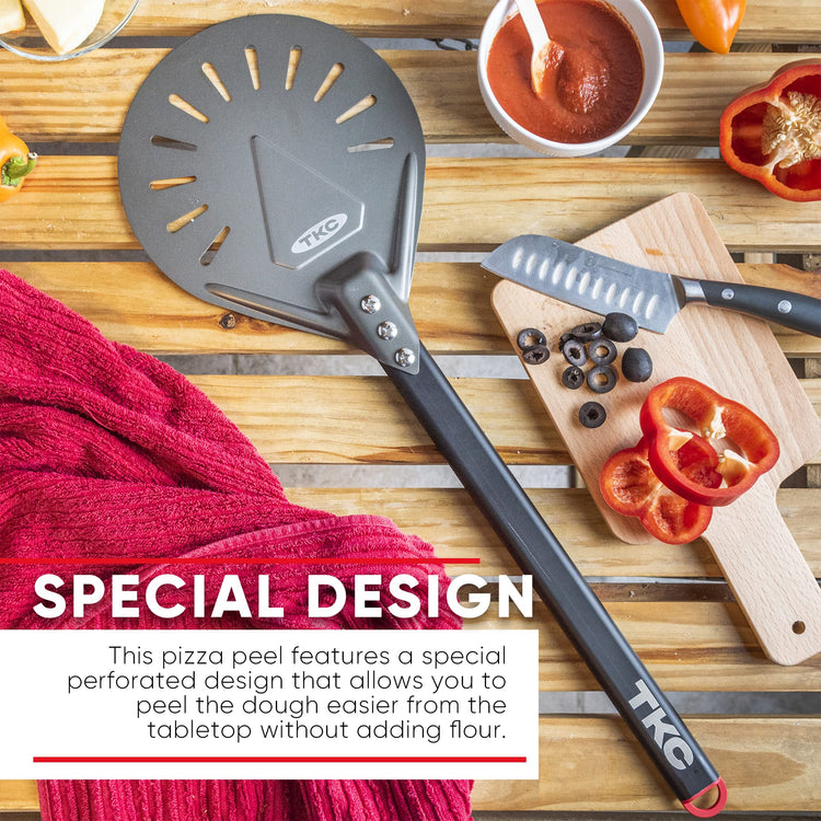 8" Perforated Pizza Peel