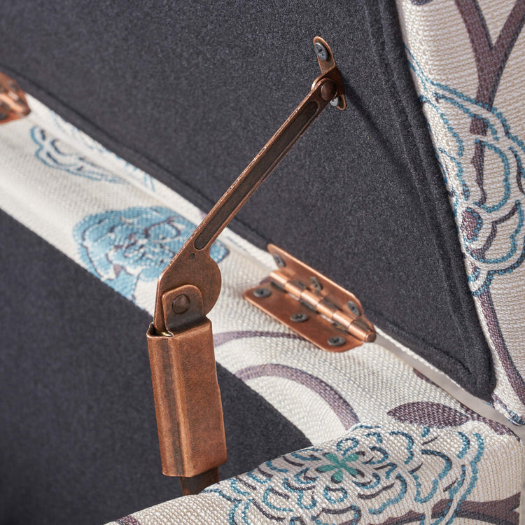 Breanna Fabric Storage Ottoman