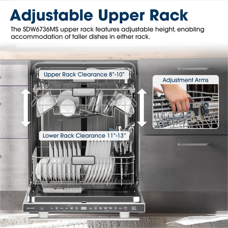 SDW6736MS 24 inch Stainless Steel Dishwasher