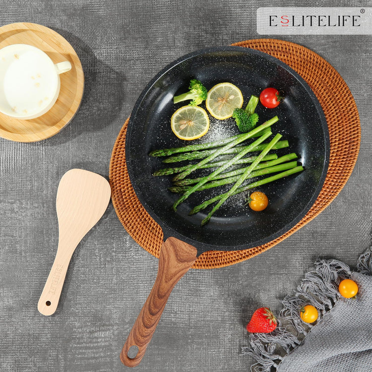 Nonstick Ceramic Frying Pan Skillet with Lid