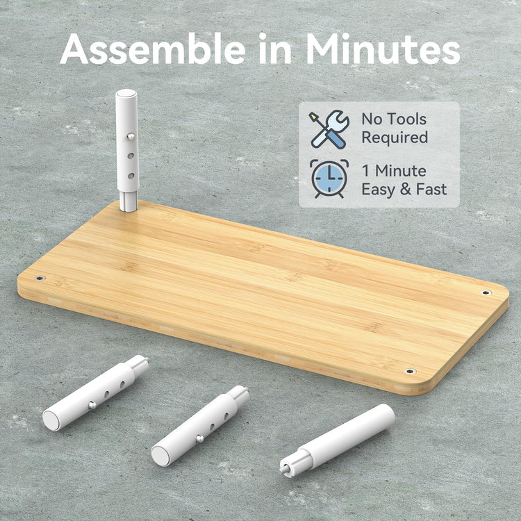 Bamboo Cabinet Organizer Shelf 2 Pack (2 Count)