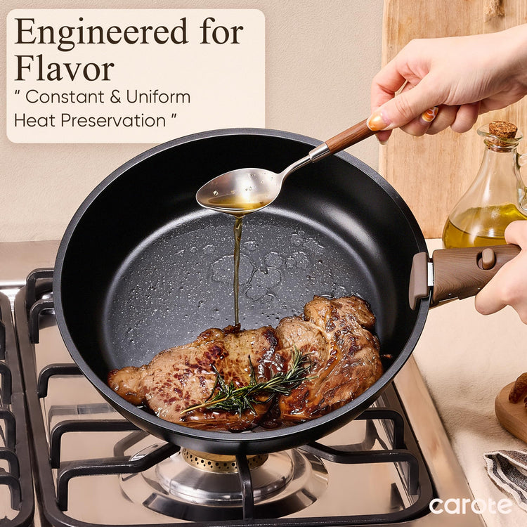 19pcs Pots and Pans Set Non Stick