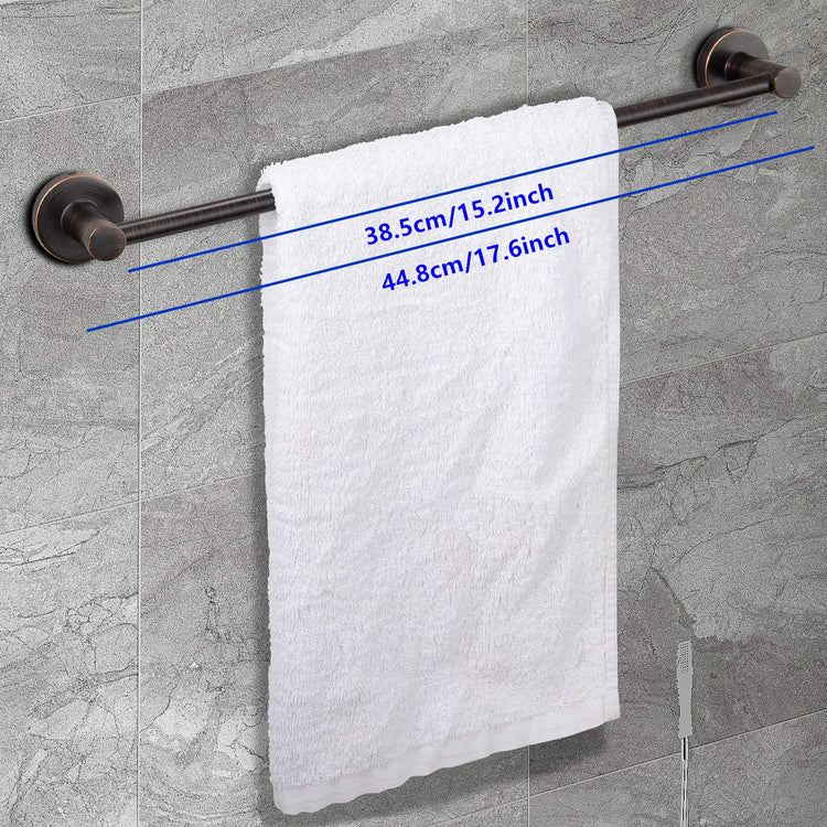 17.6 Inch Stainless Steel Bath Towel Bar