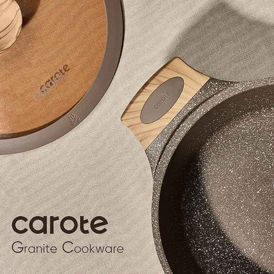 CAROTE 26PCS Pots and Pans Set Non Stick, Cookware Set Pots and Pans Induction Cook Ware, Nonstick Kitchen Cooking, PFOA Free