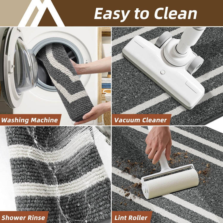 Long Kitchen Floor Mats and Rugs Non Slip Washable