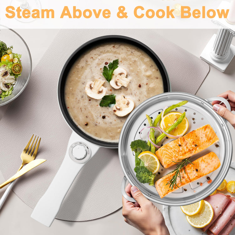 Electric Pot with Steamer
