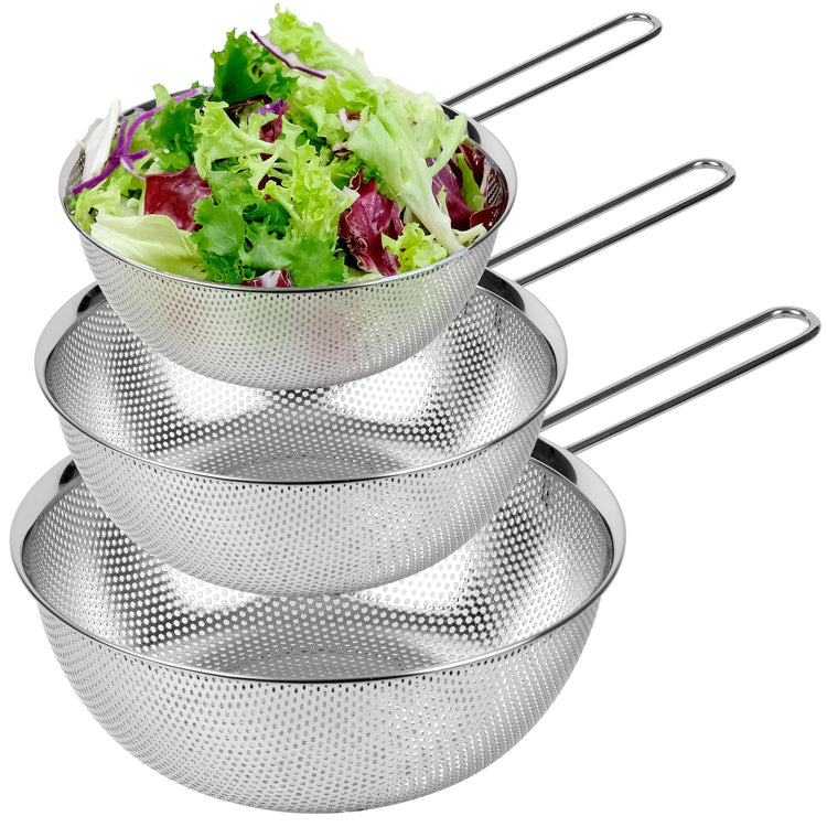 Stainless Steel Colander Set of 3