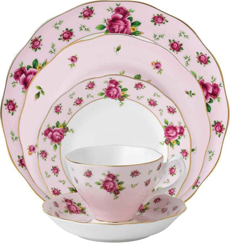 Royal Albert New Country Roses Pink 5-Piece Place Setting