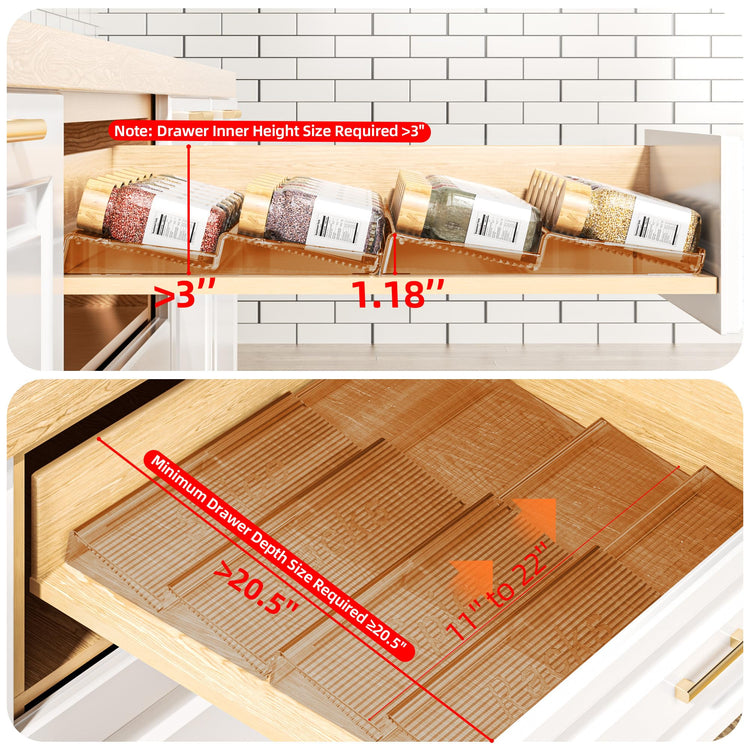 Spice Drawer Organizer (2 Count)