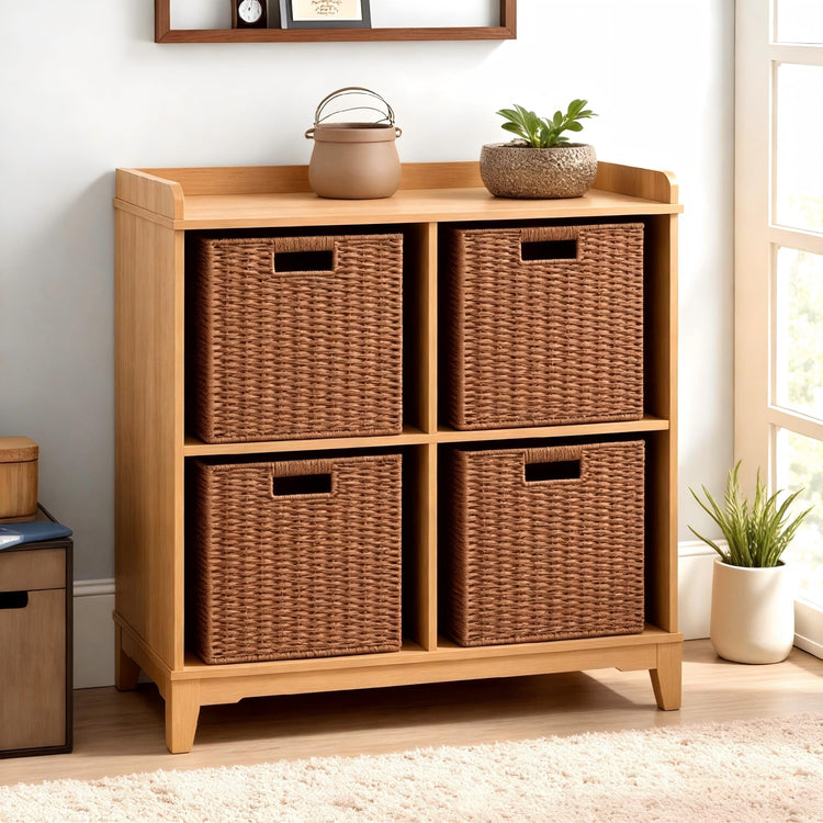 3 Pack Wicker Basket (3 Count)