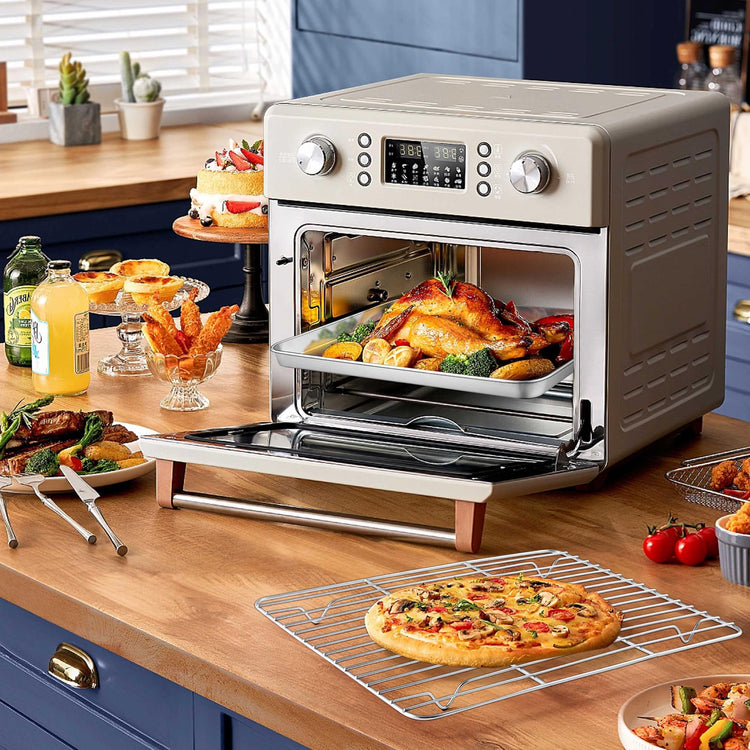 Small Baking Sheet with Wire Rack for Toaster Oven