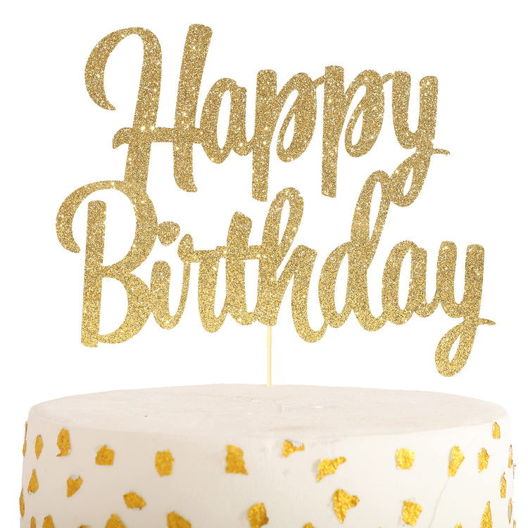 Happy Birthday cake topper
