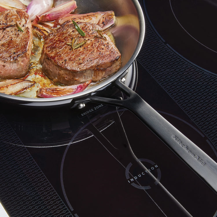 5 Ply Clad Polished Stainless Steel Frying Pan