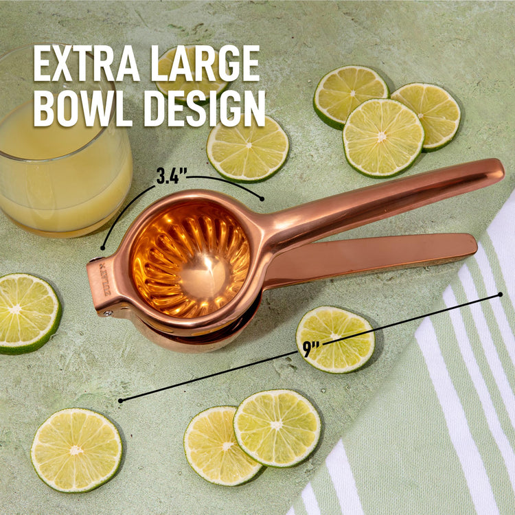 Zulay Extra Large Lemon Squeezer Stainless Steel
