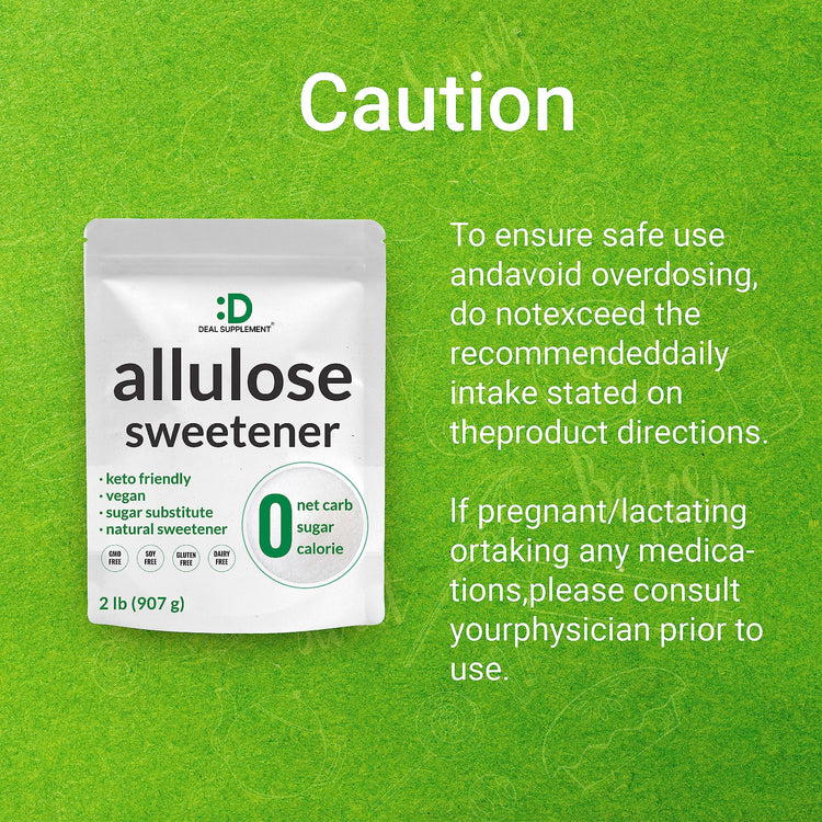 Allulose Sweetener 2 Pounds (32 Ounce)
