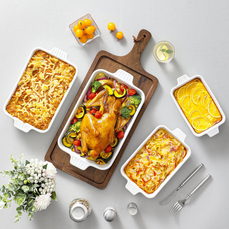 Casserole Dishes for Oven (4 Count)