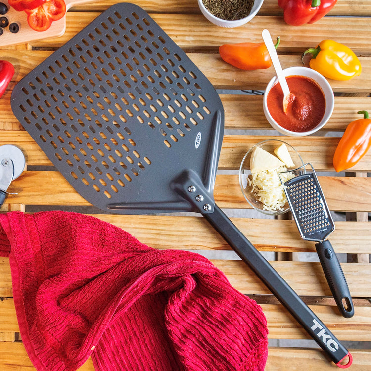 12" 8" Perforated Pizza Peels
