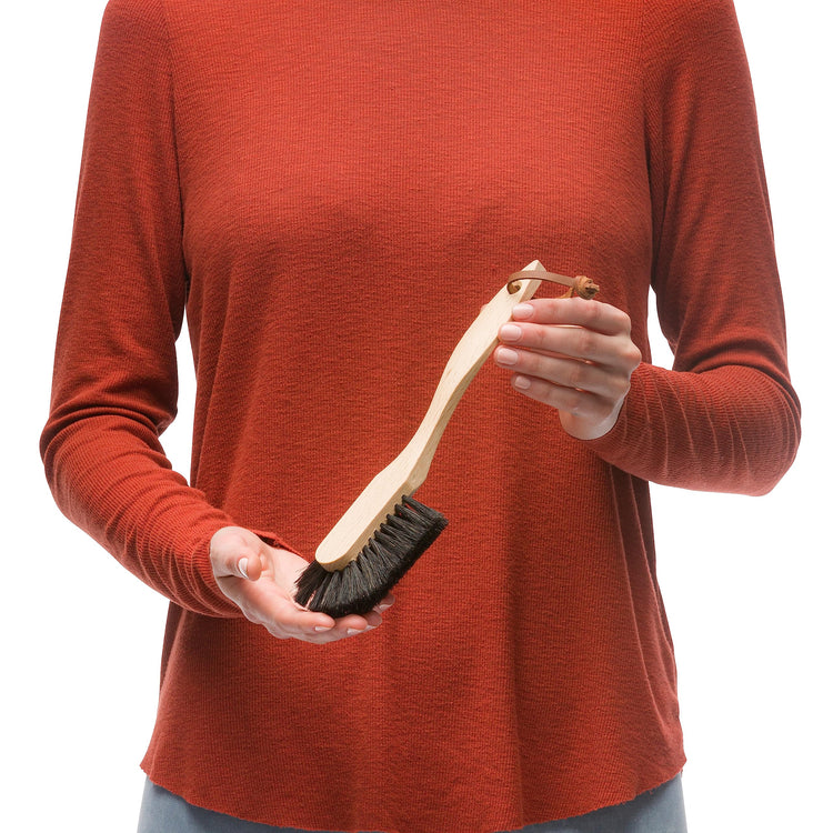 Dish Brush with Curved Handle