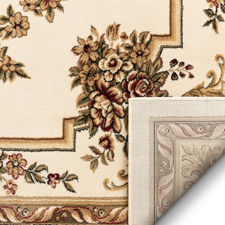 Pastoral Medallion Ivory French European Formal Traditional