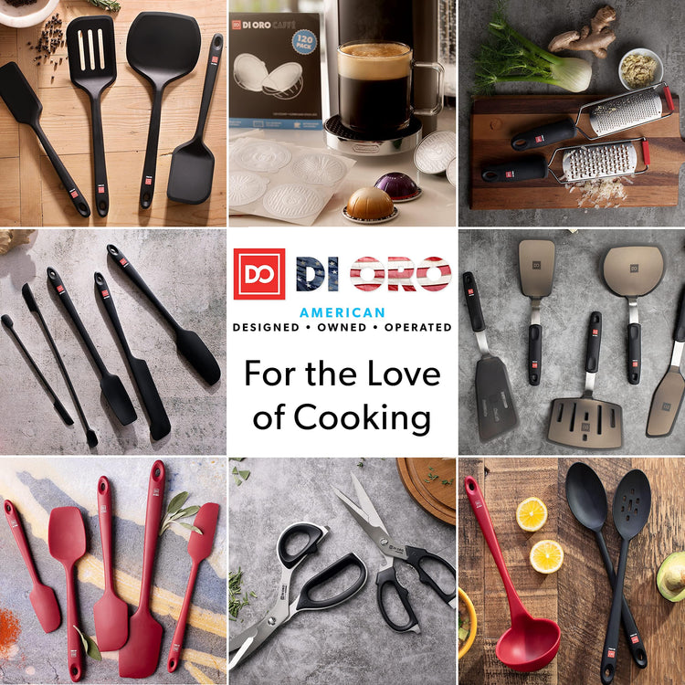 DI ORO Silicone Spatula Set (4 Count)