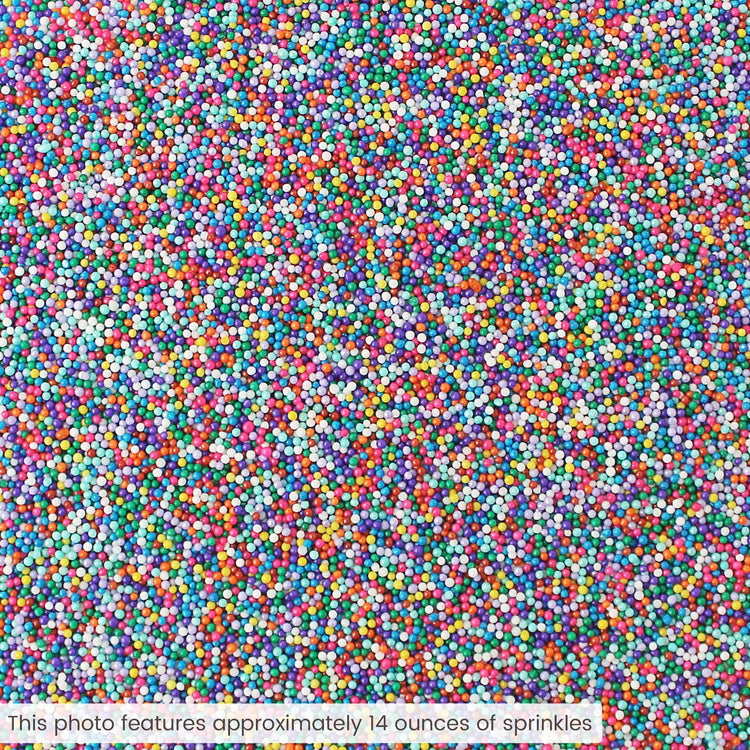 Cool Rainbow Nonpareil Sprinkle Mix
