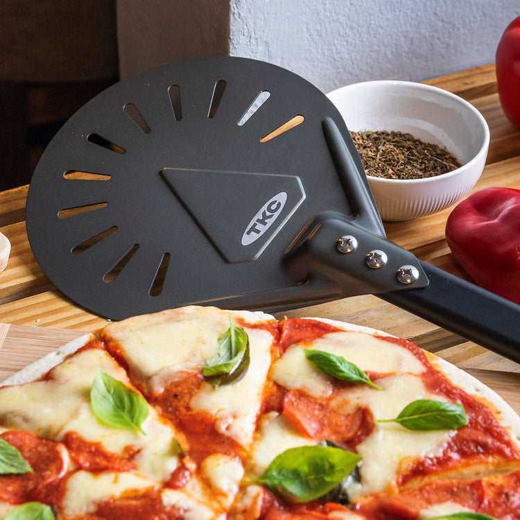 12" 8" Perforated Pizza Peels