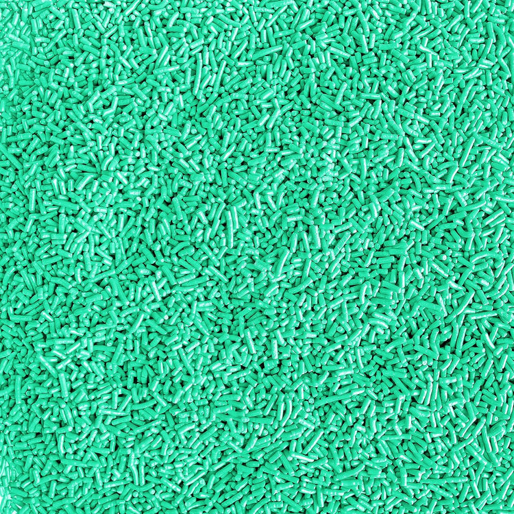 Sprinkle Pop Spring Mint Solid Colored Sprinkle Mix| Mint Jimmies| Birthday Sprinkles Made in USA for Decorating Cakes Cupcakes Donuts Cookies Brownies Ice Cream, 4oz