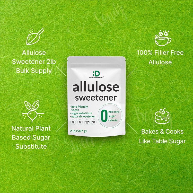 Allulose Sweetener 2 Pounds (32 Ounce)