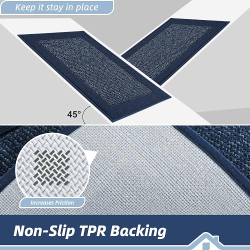 Indoor Door Mat 32" x 48" (Blue / 32" X 48" (Rectangular))
