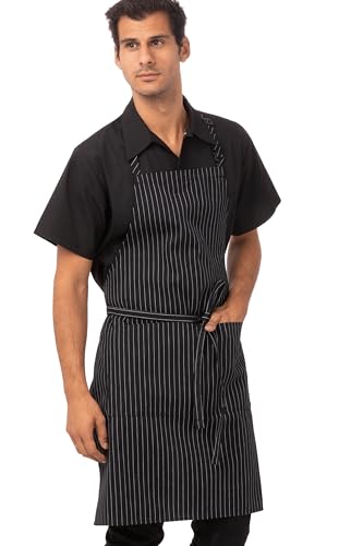 Unisex Chef Apron (Pinstripe)