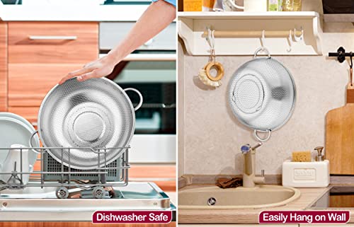 Colander 5qt Stainless Steel Micro (5 qt)