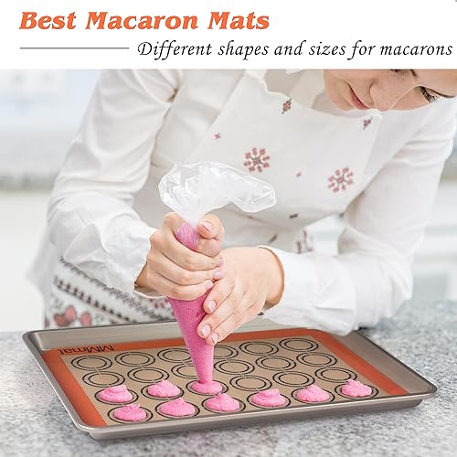 Best German Silicone Baking Mat (Cookie Baking Mat / Half Sheet (Set of 2))