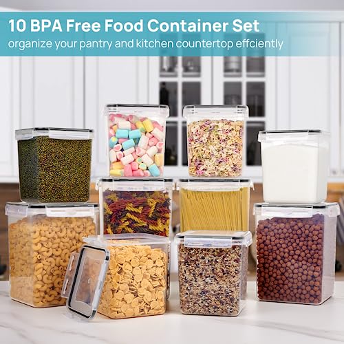 10 PCS Flour and Sugar Storage Container Sets for Advanced Baker (10 Pack)