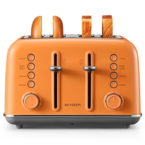DT640 4 Slice Toaster (4-Slice / Orange)